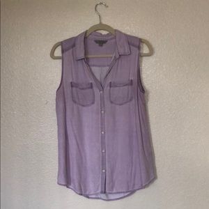Soft button down tank